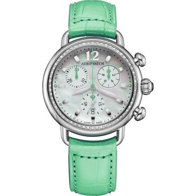 Aerowatch Hommage 1910 81105-AA03-DIA Chronolady Horloge