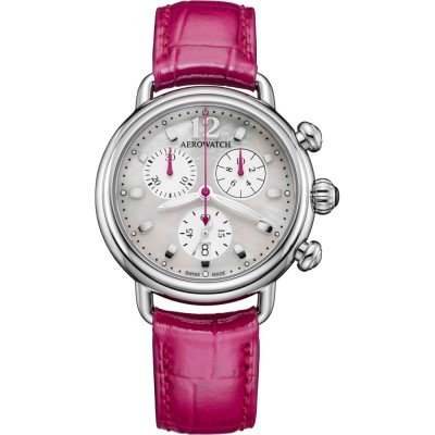 Aerowatch Hommage 1910 81105-AA04 Chronolady Horloge