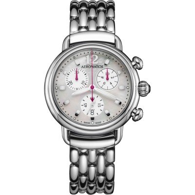 Aerowatch Hommage 1910 81105-AA04-M Chronolady Horloge