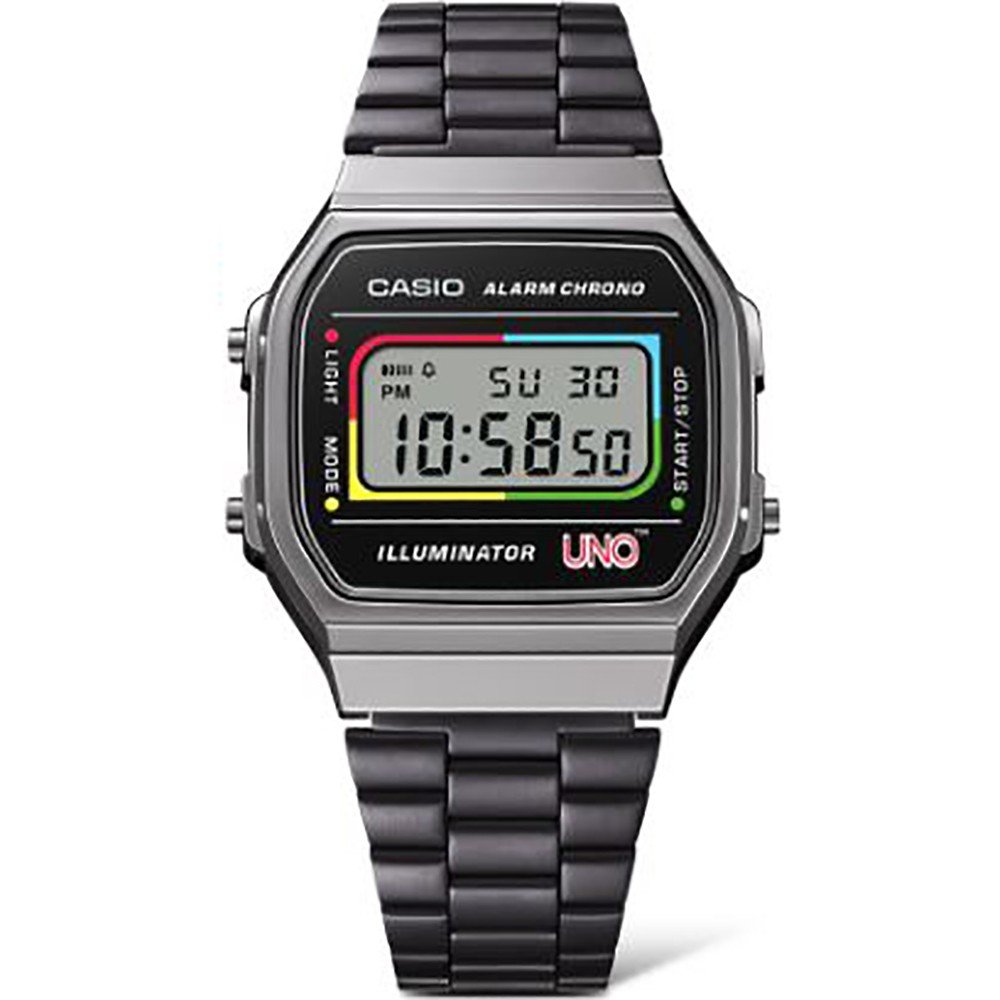 Casio Vintage A168WEUC-1AER Vintage X Uno Horloge