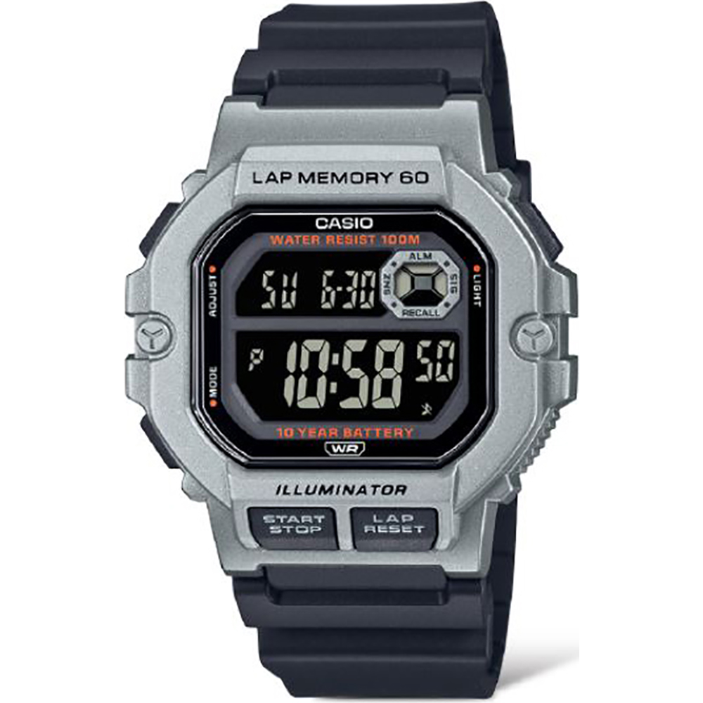 stoeprand Meerdere Email Casio Sport WS-1400H-1BVEF Runner Horloge • EAN: 4549526321818 • Horloge.be