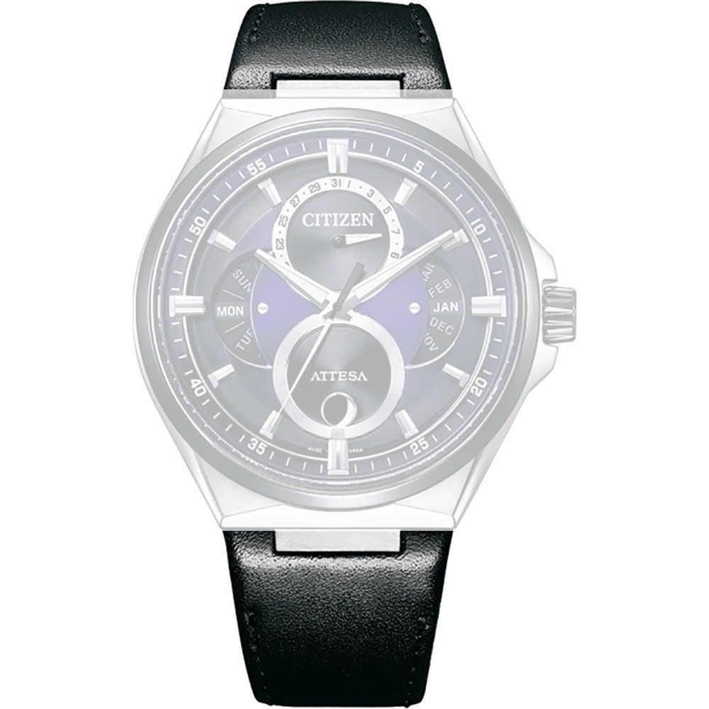 Citizen 59-004T0-04 Attesa triple calendar moon band