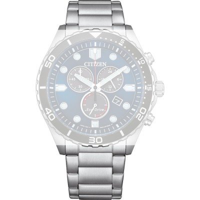 Citizen 59-006FK-01 OF Sporty Aqua Chrono band