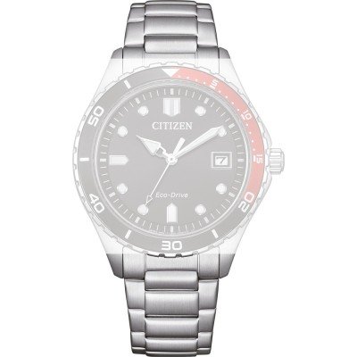 Citizen 59-008FD-01 Ladies Sporty Aqua band