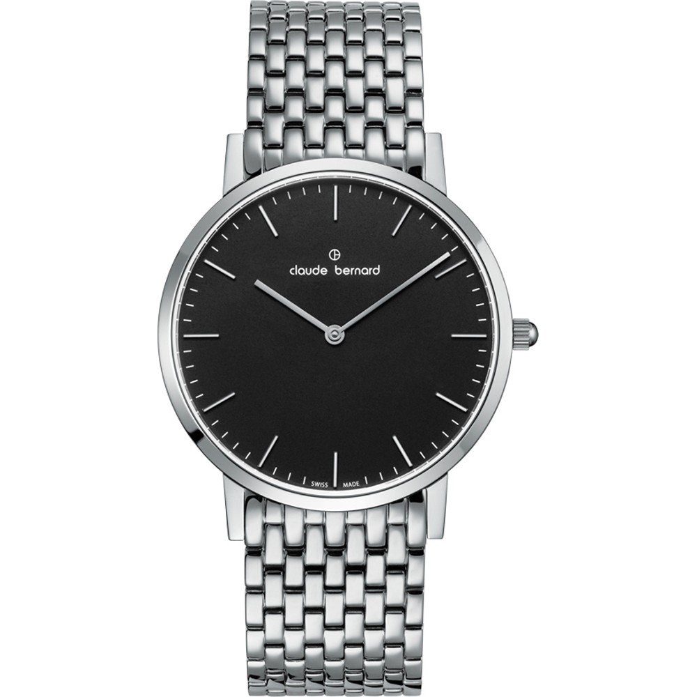 Claude Bernard 20202-3M-NIN Slim Line Horloge