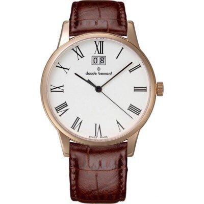 Claude Bernard 63003-37R-BR Classic Horloge