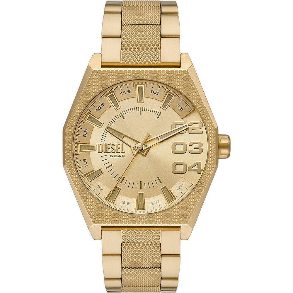 Gouden best sale diesel horloge