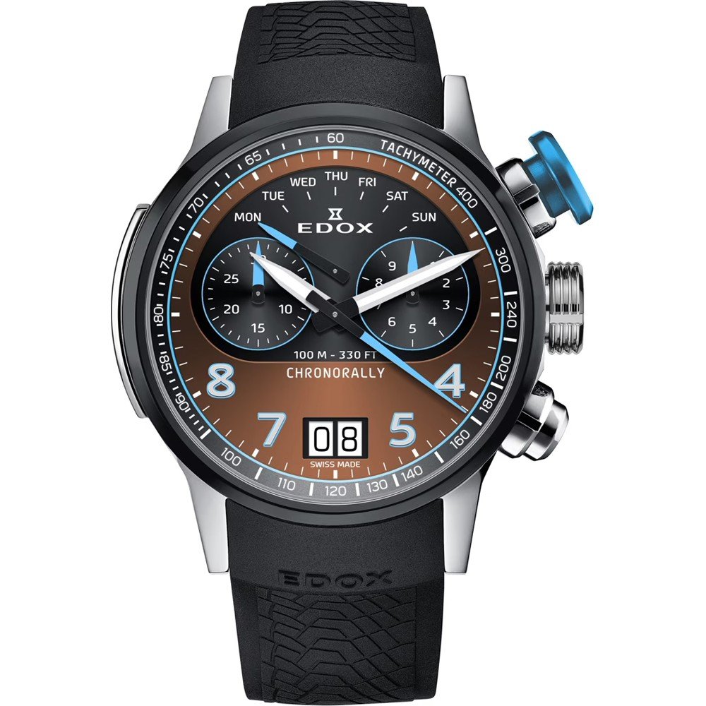 Edox Chronorally 38003-TINBU-BRNBU Horloge