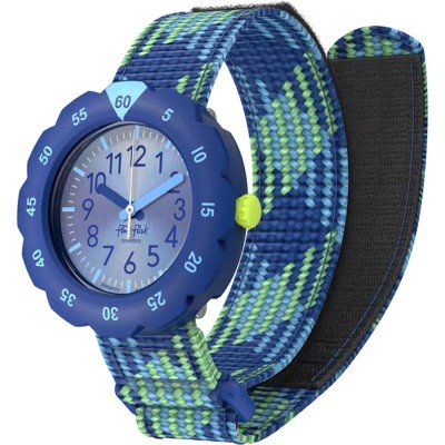 Flik Flak 5+ Power Time FPSP074 Loop in blue Horloge