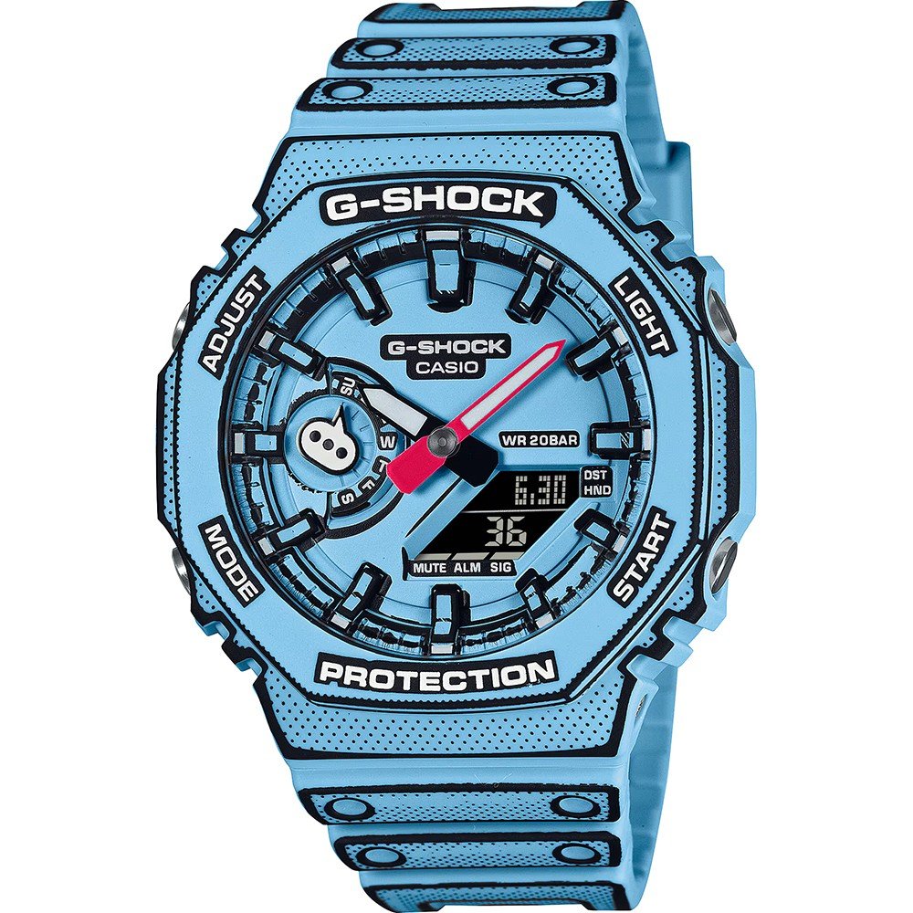 G-Shock Classic Style GA-2100MNG-2AJR Manga Horloge