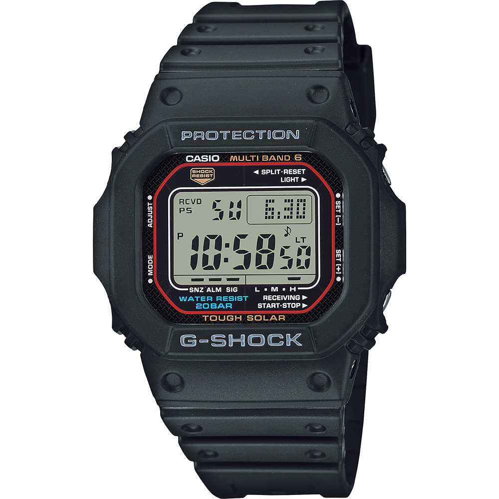 Herdenkings slecht ernstig G-Shock Classic Style GW-M5610U-1ER Solar Waveceptor Horloge • EAN:  4549526306204 • Horloge.be