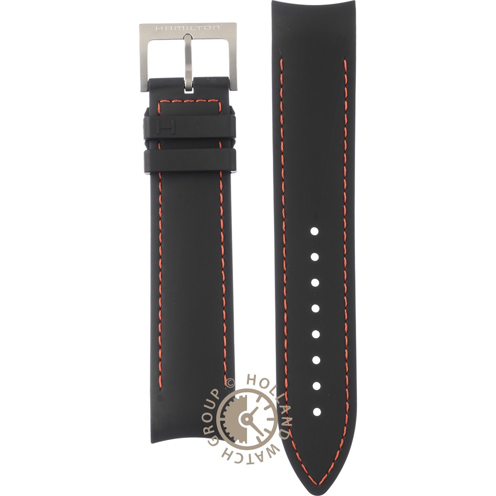 Hamilton Straps H691.776.118 Khaki Navy band