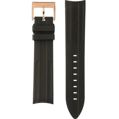 Hamilton Straps H691.775.108 Khaki Navy band