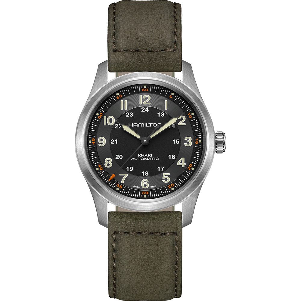 Hamilton Field H70205830 Khaki Titanium Horloge