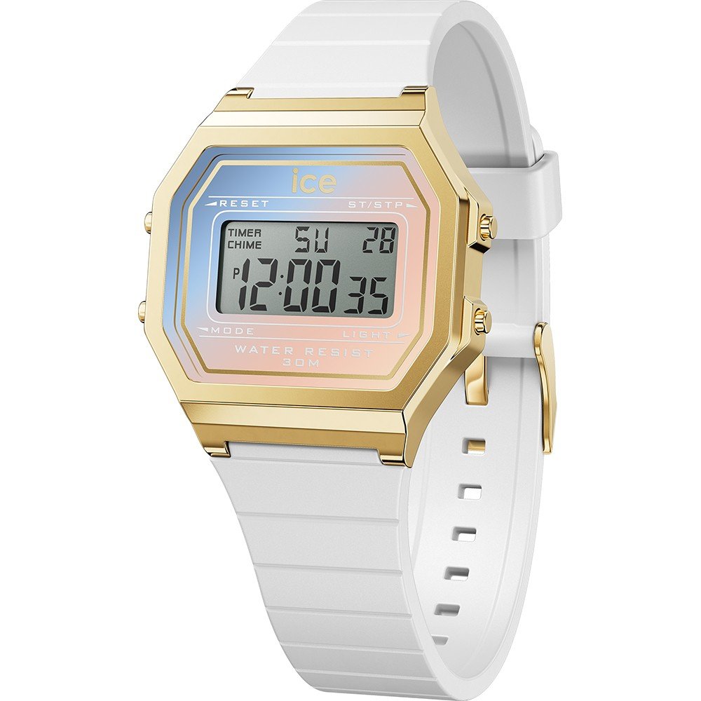 Ice-Watch Ice-Digital 022718 ICE digit retro - White majestic Horloge