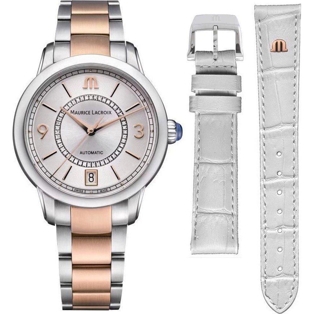 Maurice Lacroix Pontos PT6006-PVP0E-120-F Pontos watch set Horloge