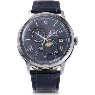 Orient Bambino RA-AK0806L30B Bambino Sun & Moon Horloge