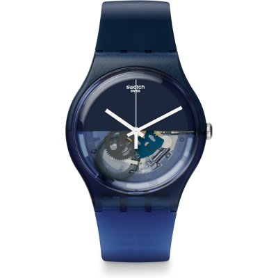 Swatch Originals Large (41mm) SUON105 Blue Depth Horloge