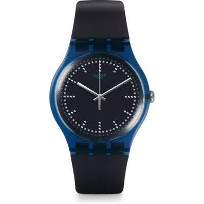 Swatch Originals Large (41mm) SUON121 Blue Pillow Horloge