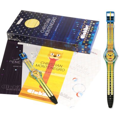 Swatch Art Specials GZ207 Bold Cat Horloge