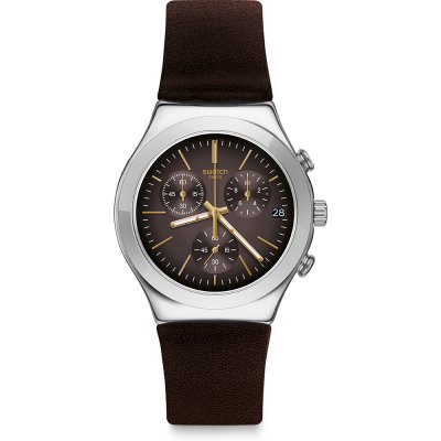 Swatch Irony Chrono YCS600 Brownflect Horloge