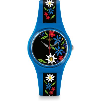 Swatch Originals Medium (34mm) GN412 Edelblau Horloge