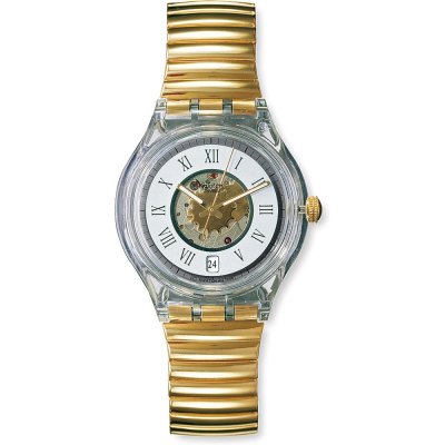 Swatch Automatic SAK403 Gold Box Horloge