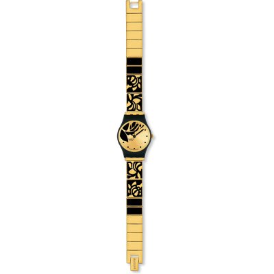 Swatch Originals Small (25mm) LB168G Golden Flowers Horloge