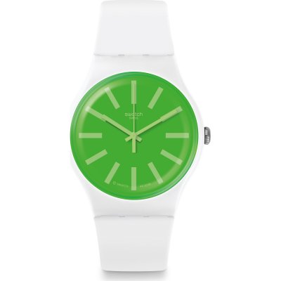 Swatch Originals Large (41mm) SUOW166 Grassneon Horloge