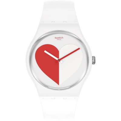 Swatch Specials SO29Z113 Half <3 Red Horloge