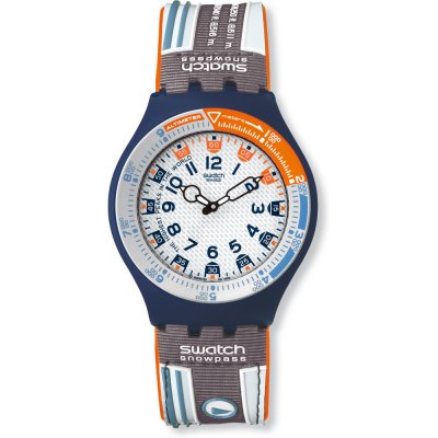 Swatch Fun Boarder SULN101 Jeux De Ligne Horloge