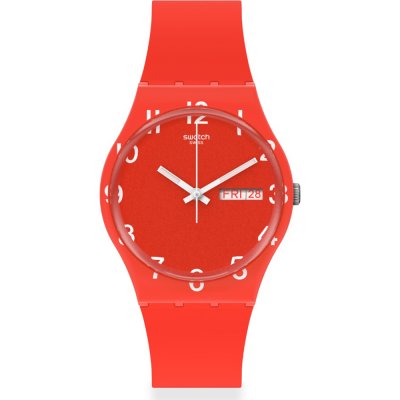 Swatch Originals Medium (34mm) GR713 Over Red Horloge