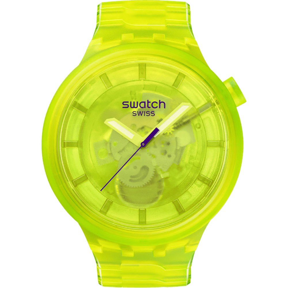 Swatch Big Bold SB05J103 Yellow Joy Horloge