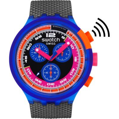 Swatch Big Bold SB06N101-5300 Neon party to the Max Pay! Horloge