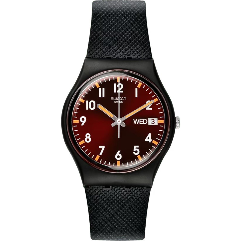 Swatch Original Medium (34mm) SO28B704 Sir Red Horloge