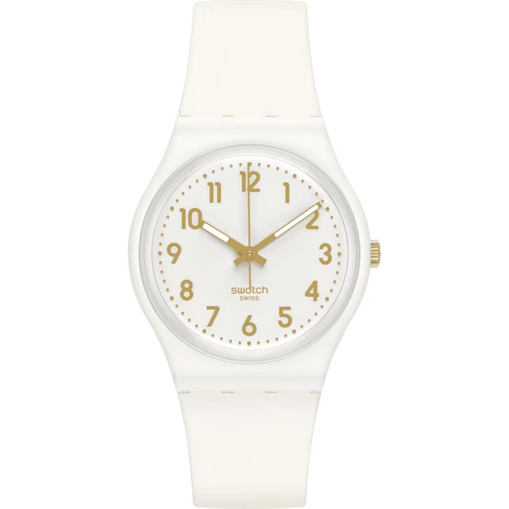 Swatch Standard Gents SO28W106-S14 White Bishop Horloge