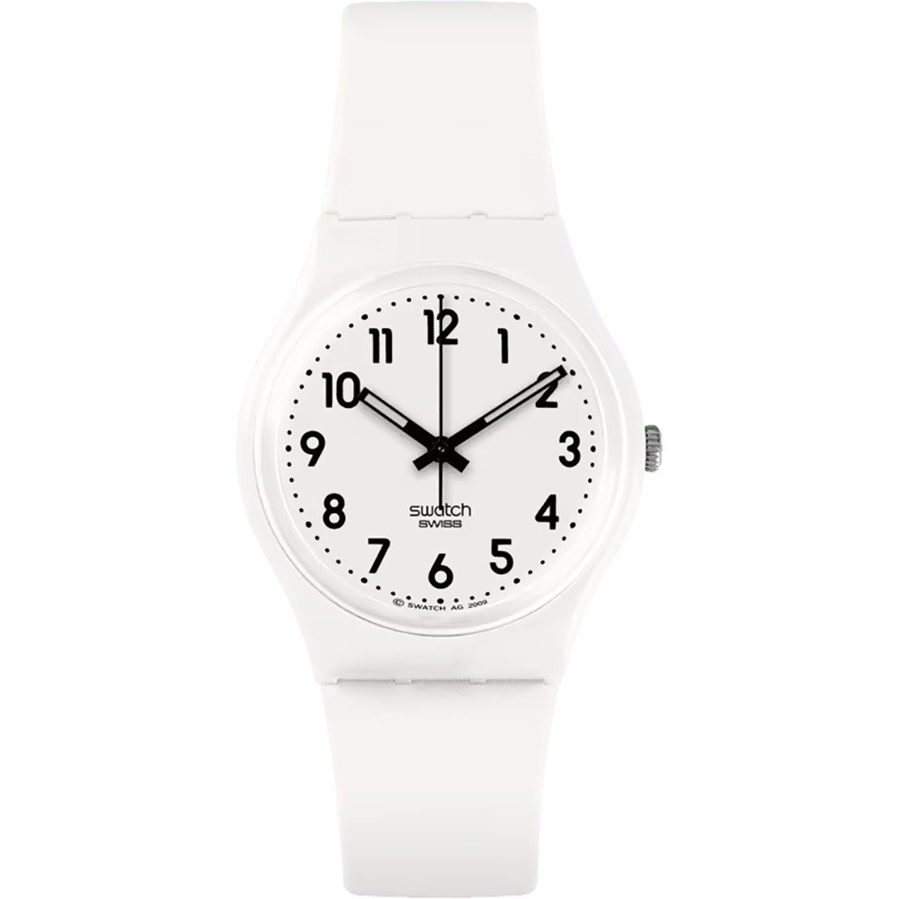 Swatch Originals Medium (34mm) SO28W107-S14 Just White Soft Horloge