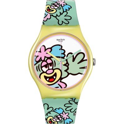 Swatch Originals Large (41mm) SO29Z140 Visty by Verdy Horloge