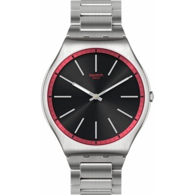 Swatch New Skin Irony SS07S129G Red Graphite Horloge