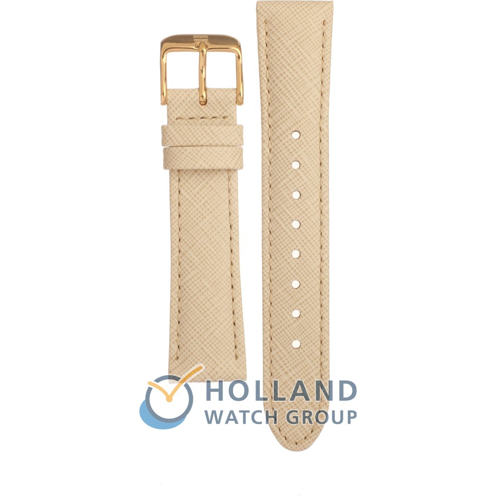 Tommy hilfiger discount horloge leren band